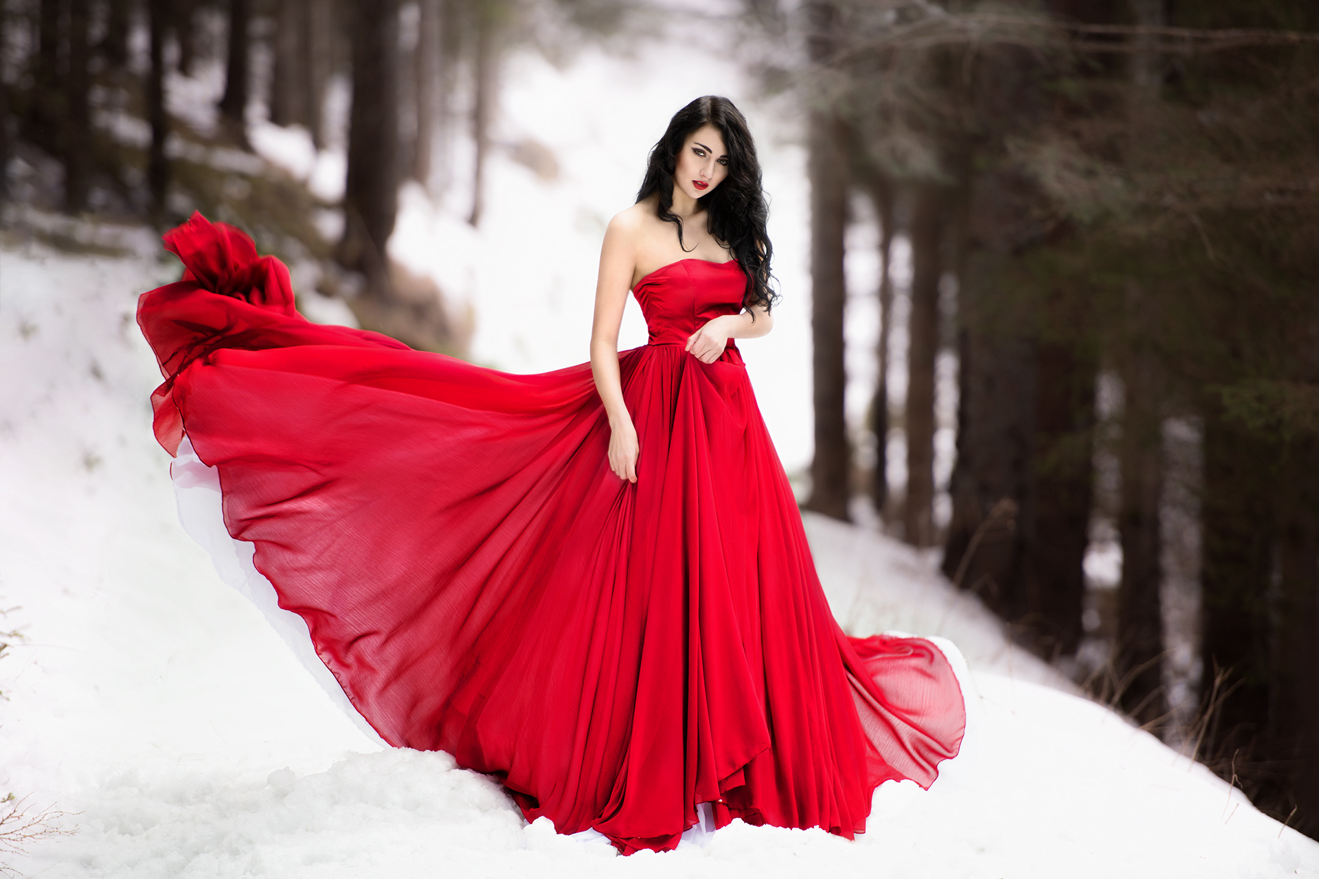 Необычные Красные Платья